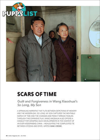 Scars of Time: Guilt and Forgiveness in Wang Xiaoshuai's 'So Long, My Son'