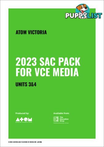 2023  SAC Pack For VCE Media Units 3&4