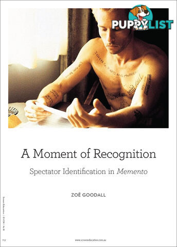 A Moment of Recognition: Spectator Identification in 'Memento'