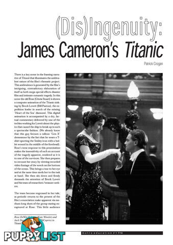 (Dis)Ingenuity: James Cameron's 'Titanic'