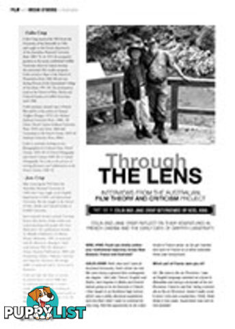 Through the Lens: Interviews from the Australian Film Theory and Criticism Project - Colin and Jane Crisp