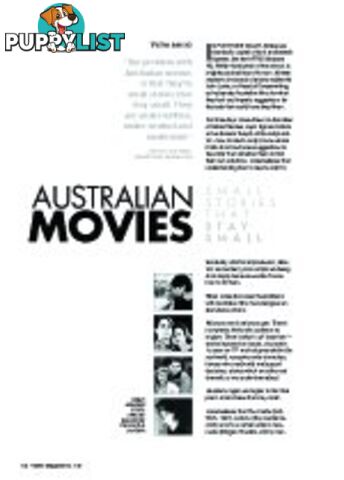 Australian Movies: Small Stories That Stay Small