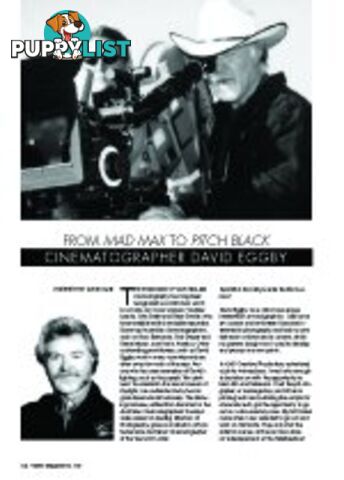 From 'Mad Max' to 'Pitch Black': Cinematographer David Eggby