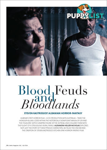 Blood Feuds and 'Bloodlands': Steven Kastrissios' Albanian Horror-Fantasy