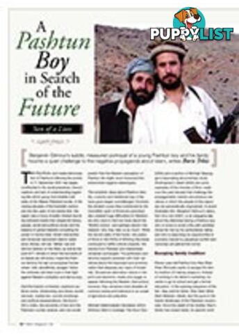 A Pashtun Boy in Search of the Future: Son of a Lion