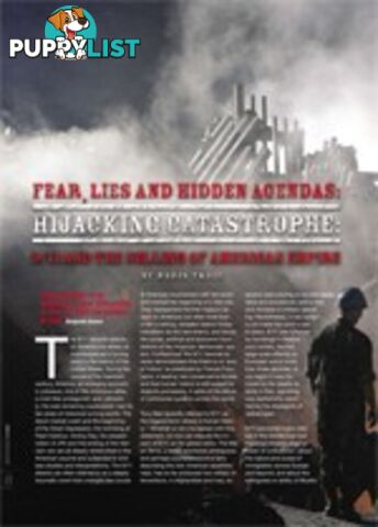 Fear, Lies and Hidden Agendas: Hijacking Catastrophe: 9/11 and the Selling of American Empire