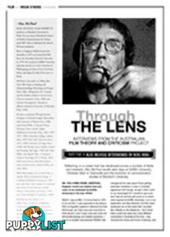 Through the Lens: Interviews from the Australian Film Theory and Criticism Project - Alec McHoul