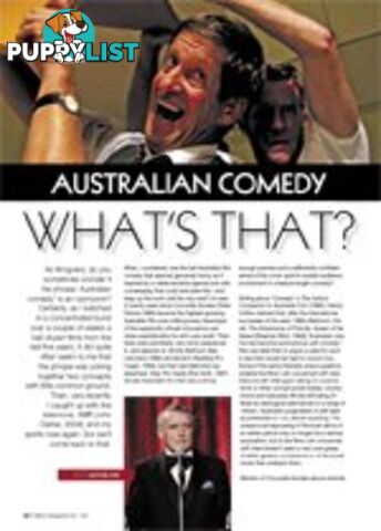 Australian Comedy: What's That?