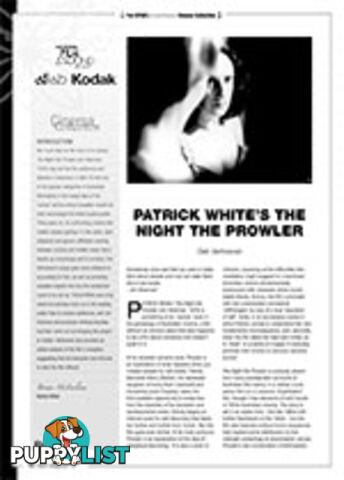 NFSA's Atlab/Kodak Cinema Collection: Patrick White's The Night the Prowler