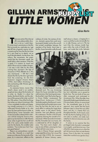 Gillian Armstrong's 'Little Women'