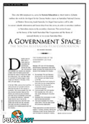 A Government Space: The South Australian Film Corporation