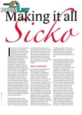 Making it All Better?: Sicko