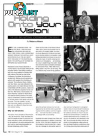 Holding onto Your Vision: The 2007 AWG National Screenwriters' Conference