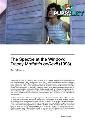 The Spectre at the Window: Tracey Moffatt's 'beDevil' (1993)