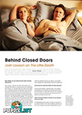 Behind Closed Doors: Josh Lawson on The Little Death