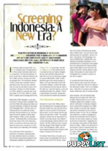 Screening Indonesia: A New Era?