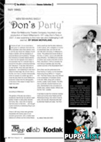 The NFSA's Atlab/Kodak Cinema Collection: Don's Party: Men Behaving Badly