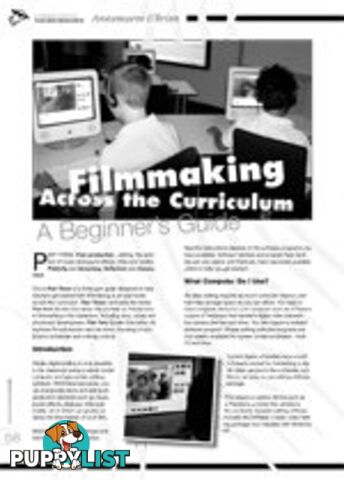 Filmmaking Across the Curriculum: A Beginner's Guide (Part 3)