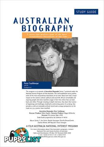 Australian Biography Series - Peter Sculthorpe (Study Guide)