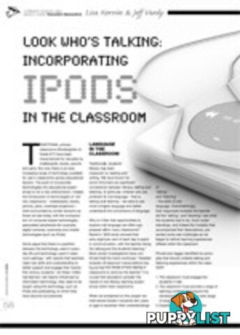 Look Who's Talking: Incorporating iPods in the Classroom