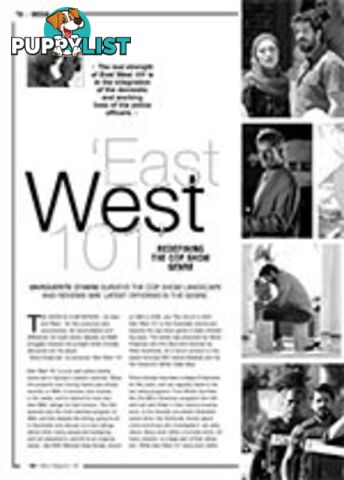 East West 101: Redefining the Cop Show Genre