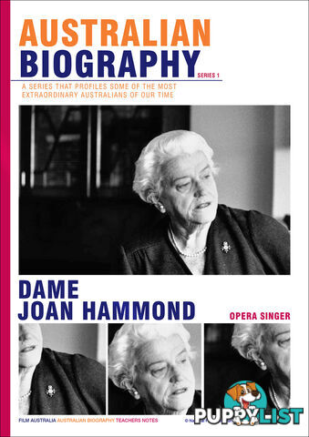 Australian Biography Series - Dame Joan Hammond (Study Guide)