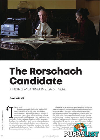 The Rorschach Candidate: Finding Meaning in 'Being There'