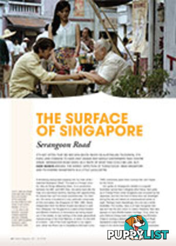 The Surface of Singapore: Serangoon Road