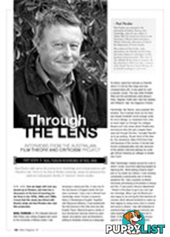 Through the Lens: Interviews from the Australian Film Theory and Criticism Project - Noel Purdon