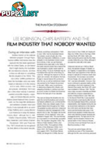 Lee Robinson, Chiops Rafferty and the Film Industry that Nobody Wanted