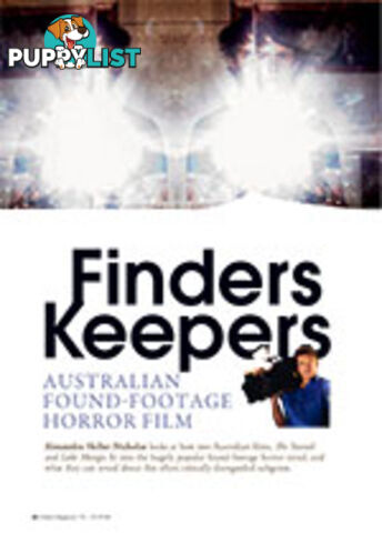 Finders Keepers: Australian Found-footage Horror Film