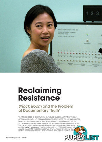 Reclaiming Resitance: Shock Room and the Problem of Documentary 'Truth'