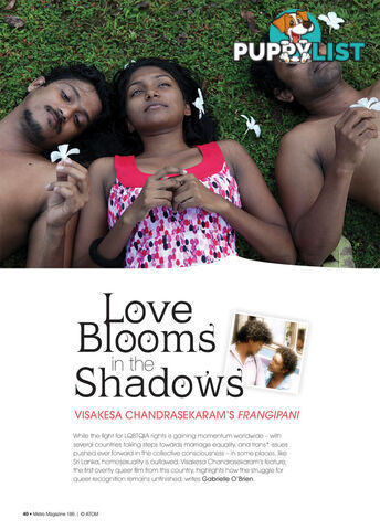 Love Blooms in the Shadows: Visakesa Chandrasekaram's Frangipani