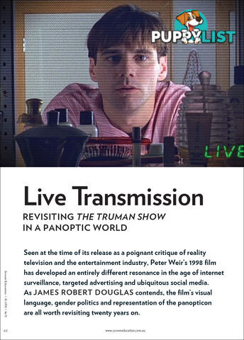 Live Transmission: Revisiting 'The Truman Show' in a Panoptic World