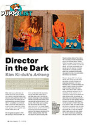 Director in the Dark: Kim Ki-duk's Arirang