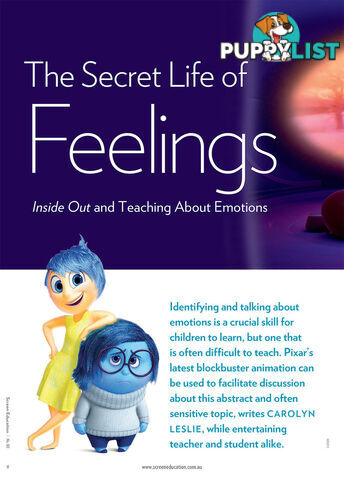 The Secret Life of Feelings: Inside Out and Teaching About Emotions