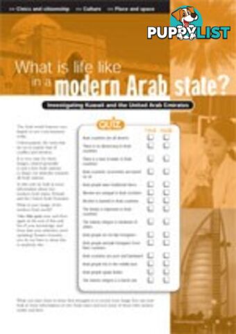 What is life like in a modern Arab state?