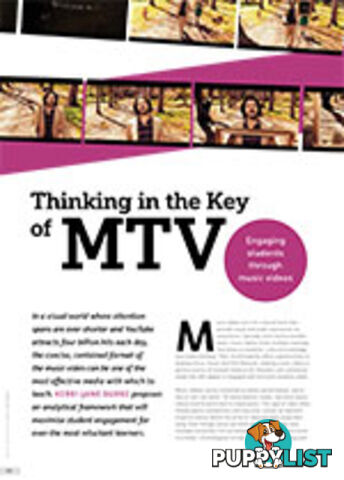 Thinking in the Key of MTV: Engaging Students through Music Videos