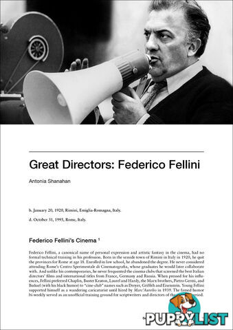 Great Directors: Federico Fellini