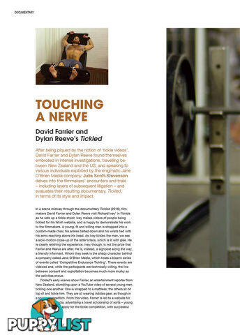 Touching a Nerve: David Farrier and Dylan Reeve's Tickled