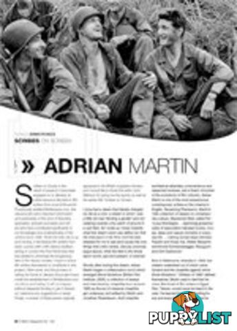 Scribes on Screen: Adrian Martin