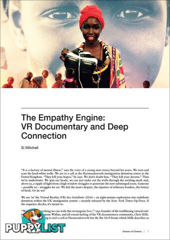 Empathy Engine, The: VR Documentary and Deep Connection