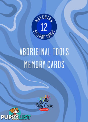 Aboriginal Tools Memory Cards (12 Matching Picture Cards)