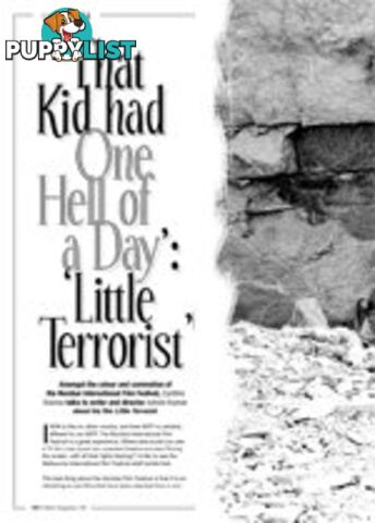 That Kid Had One Hell of a Day: Little Terrorist