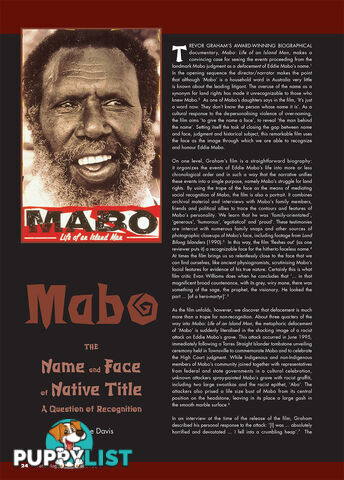 Mabo: The Name and Face of Native Title: A Question of Recognition