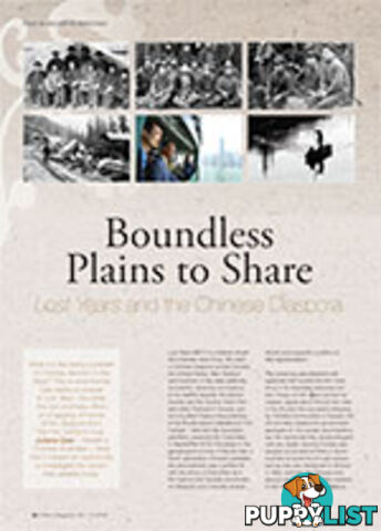 Boundless Plains to Share: Lost Years and the Chinese Diaspora