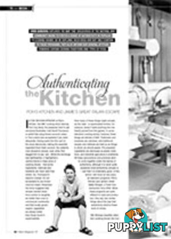 Authenticating the Kitchen: Poh's Kitchen and Jamie's Great Italian Escape