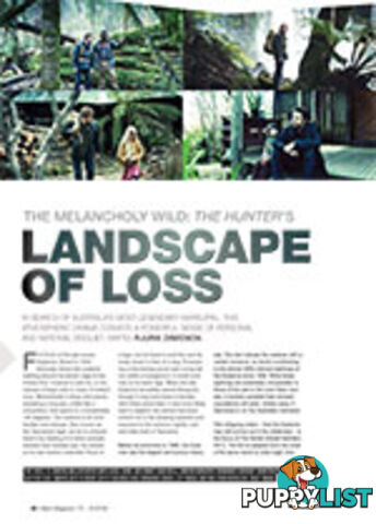 The Melancholy Wild: The Hunter's Landscape of Loss