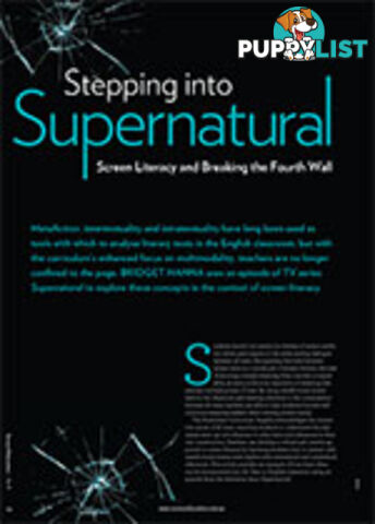 Stepping into Supernatural: Screen Literacy and Breaking the Fourth Wall