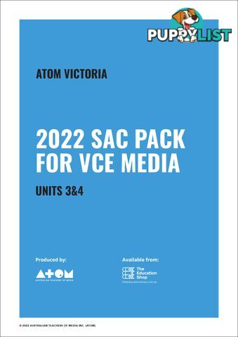 2022  SAC Pack For VCE Media Units 3&4